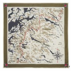 FJÄLLRÄVEN SWEDISH CLASSIC MAP SCARF